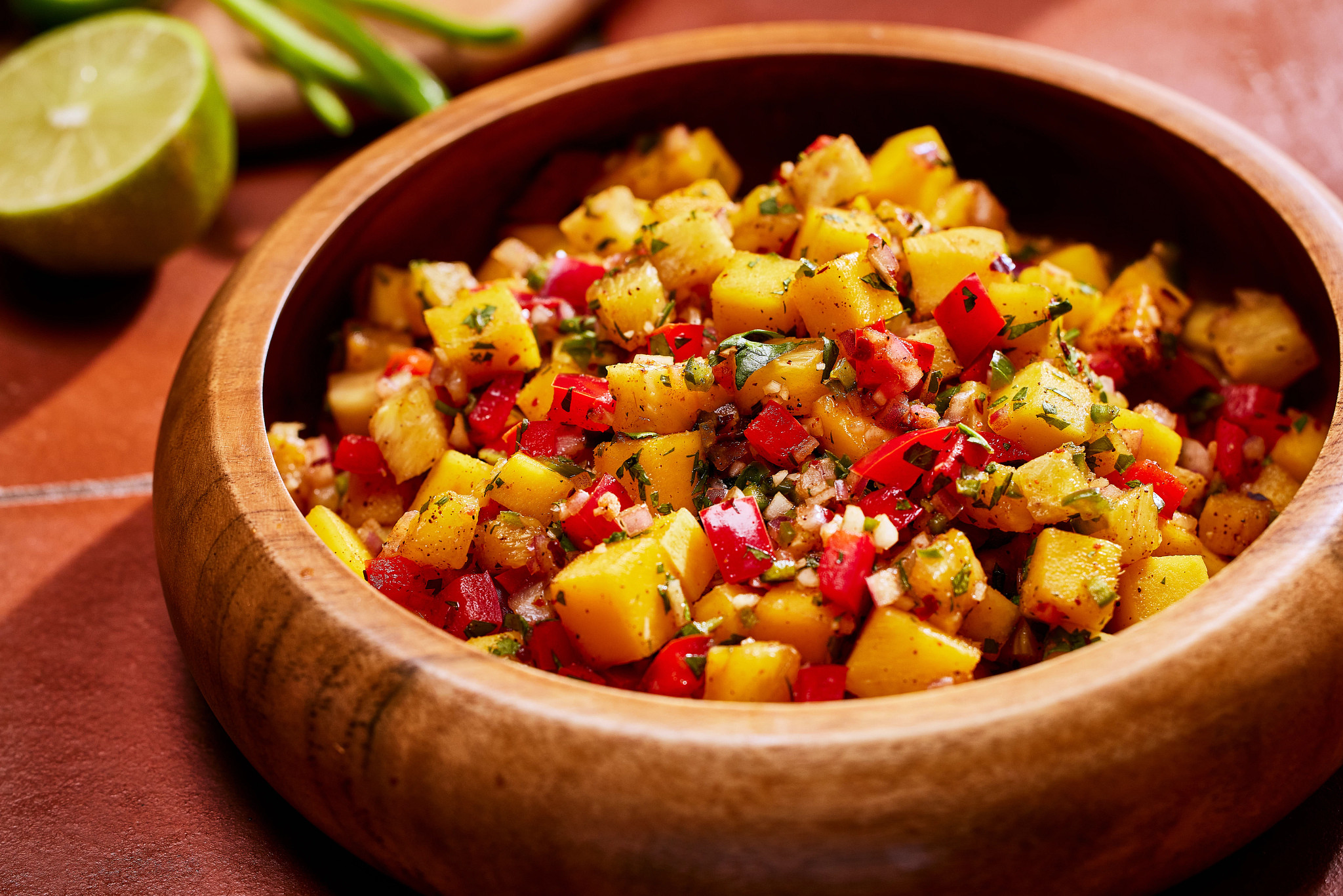 Tamarind Pasilla Mango Pineapple Salsa