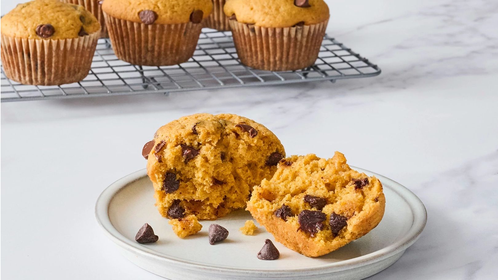 Pumpkin Chocolate Chip Muffins