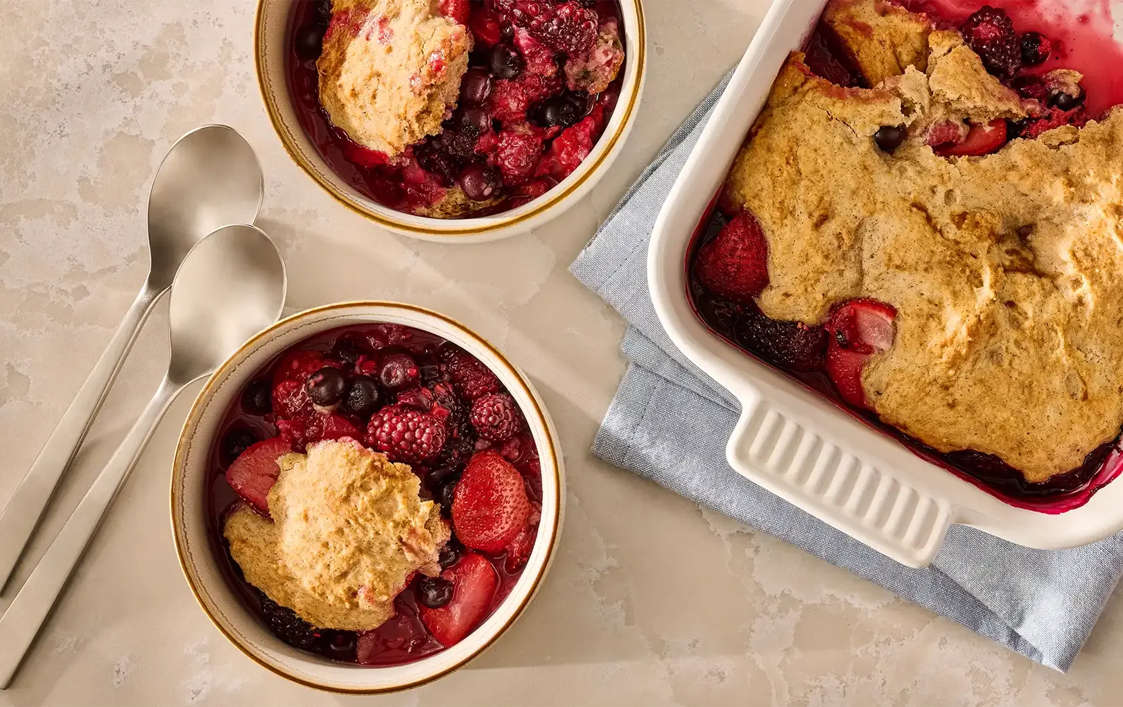 Mixed Berry Cobbler