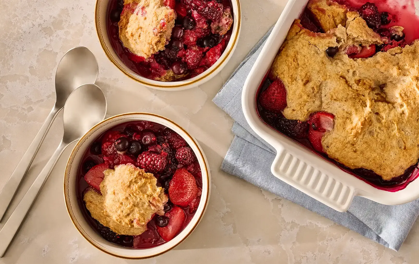 Mixed Berry Cobbler