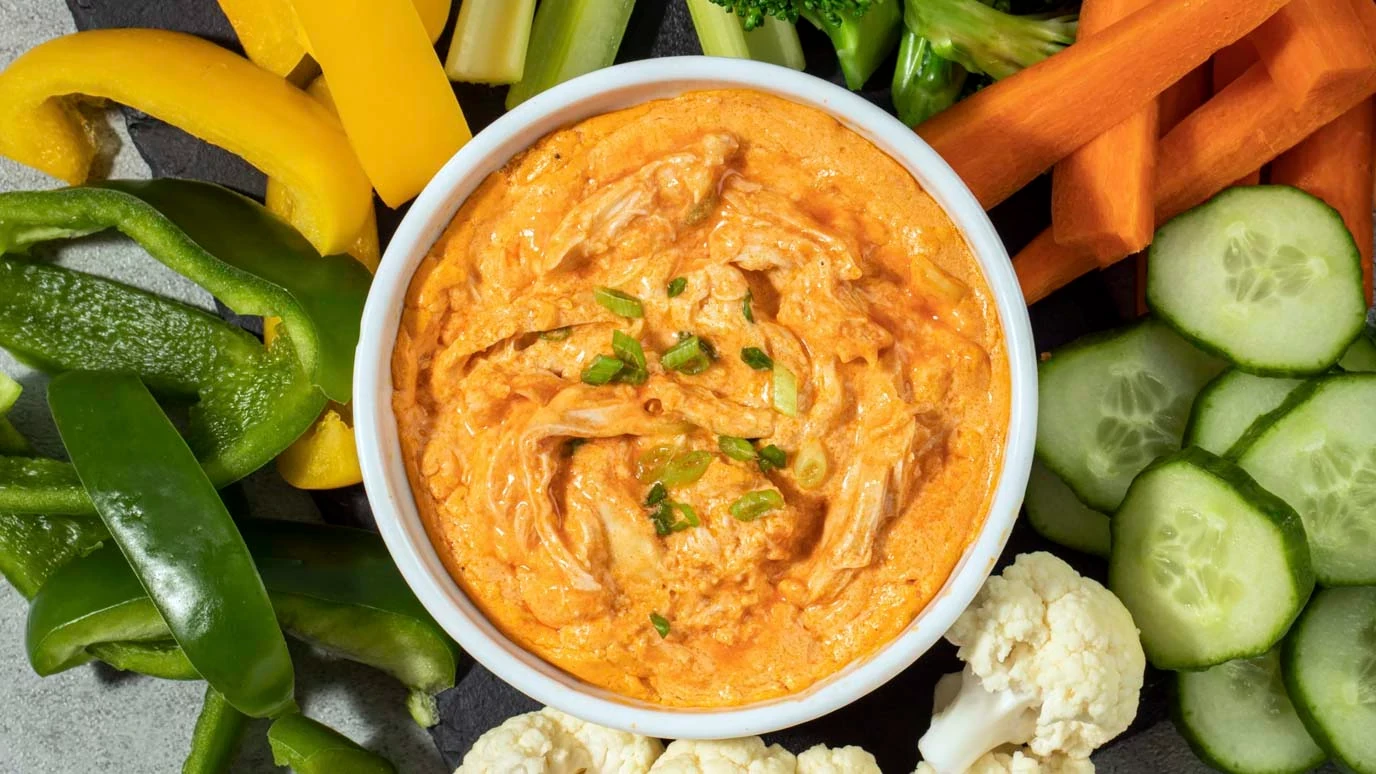Skinny Buffalo Chicken Dip