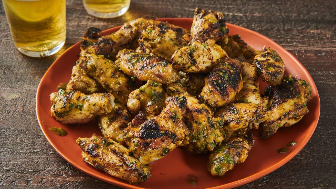 Grilled Sweet Jalapeno Chicken Wings