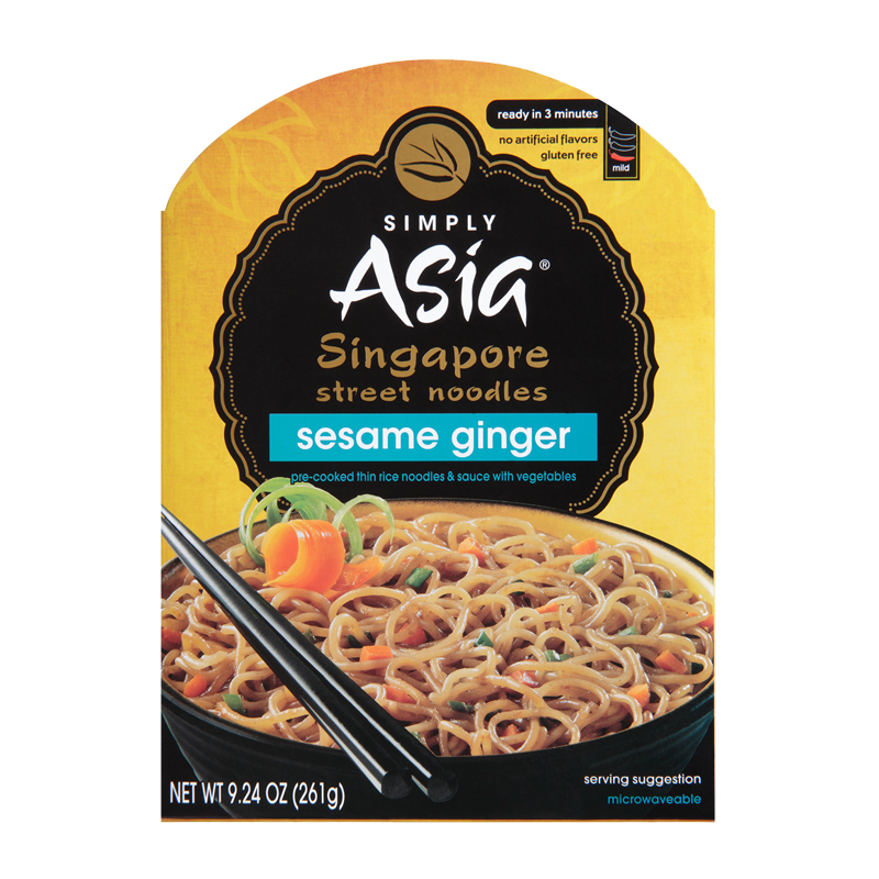 sesame ginger singapore street noodles
