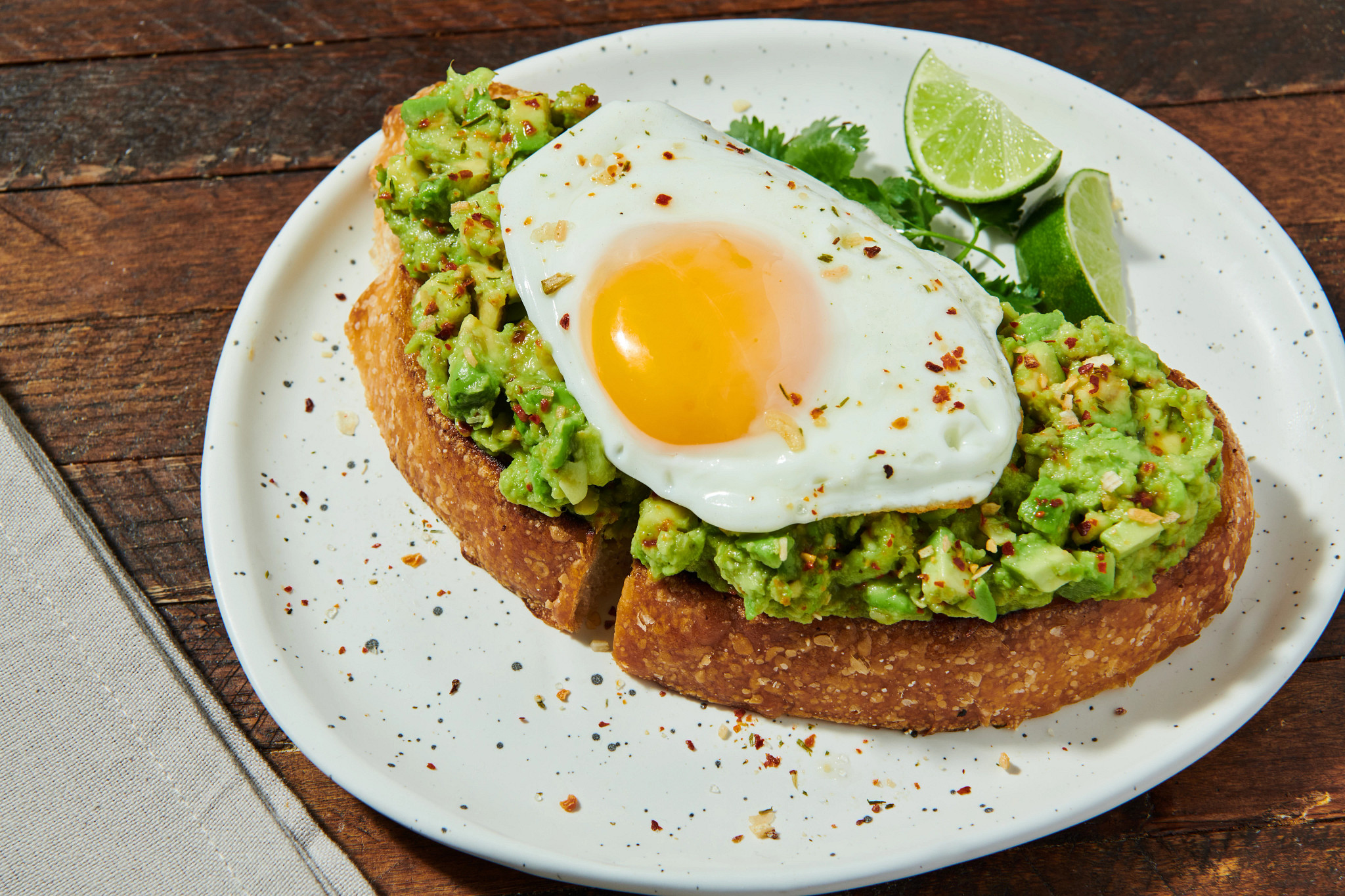 Avocado Toast with Guacamole & More Seasoning