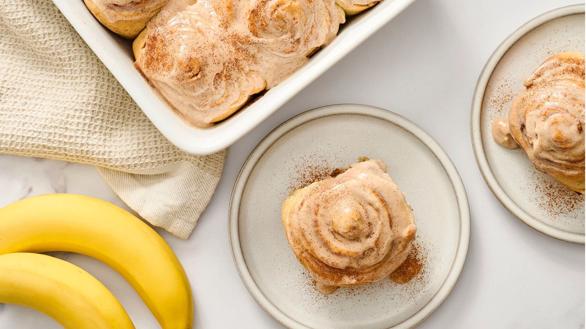 Banana Bread Cinnamon Rolls