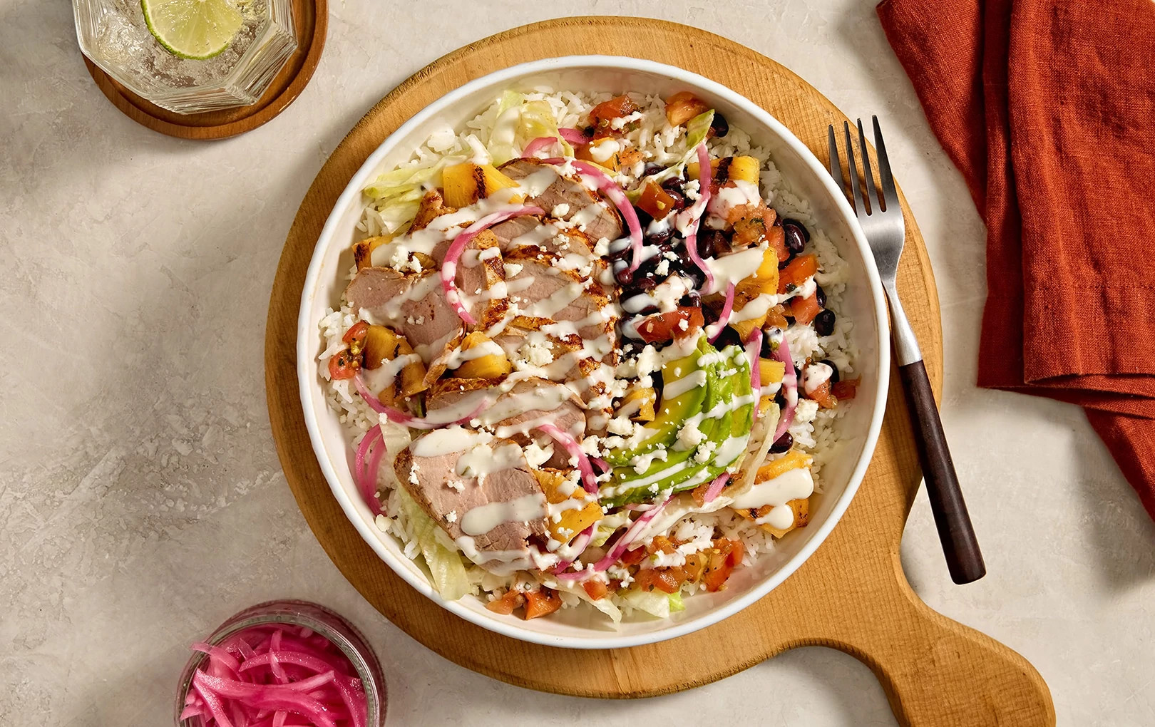 Al Pastor Burrito Bowl