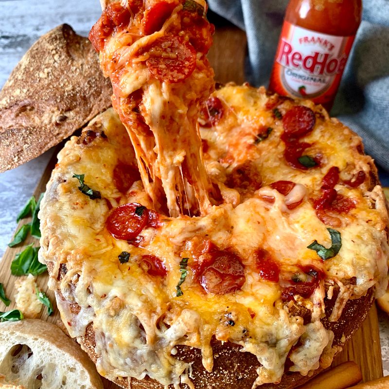 @ThinkingFood247’s FRANK’S REDHOT PIZZA DIP @ThinkingFood247’s FRANK’S REDHOT PIZZA DIP