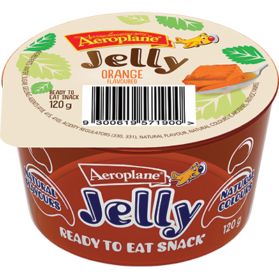 Aeroplane Jelly Orange Flavoured Ready to Eat Jelly Cup