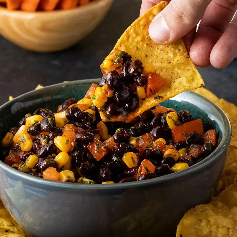 Salsa Au Maïs Et Aux Haricots Noirs RedHot Salsa Au Maïs Et Aux Haricots Noirs RedHot