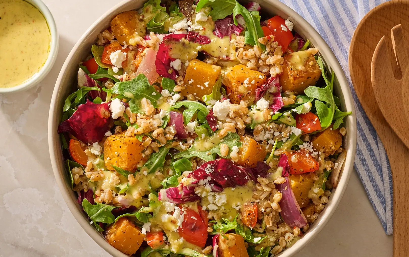 Chopped Roasted Veggie Salad