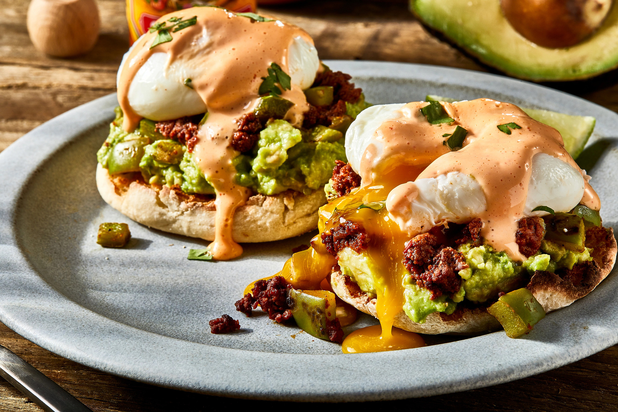 Chorizo Eggs Benedict