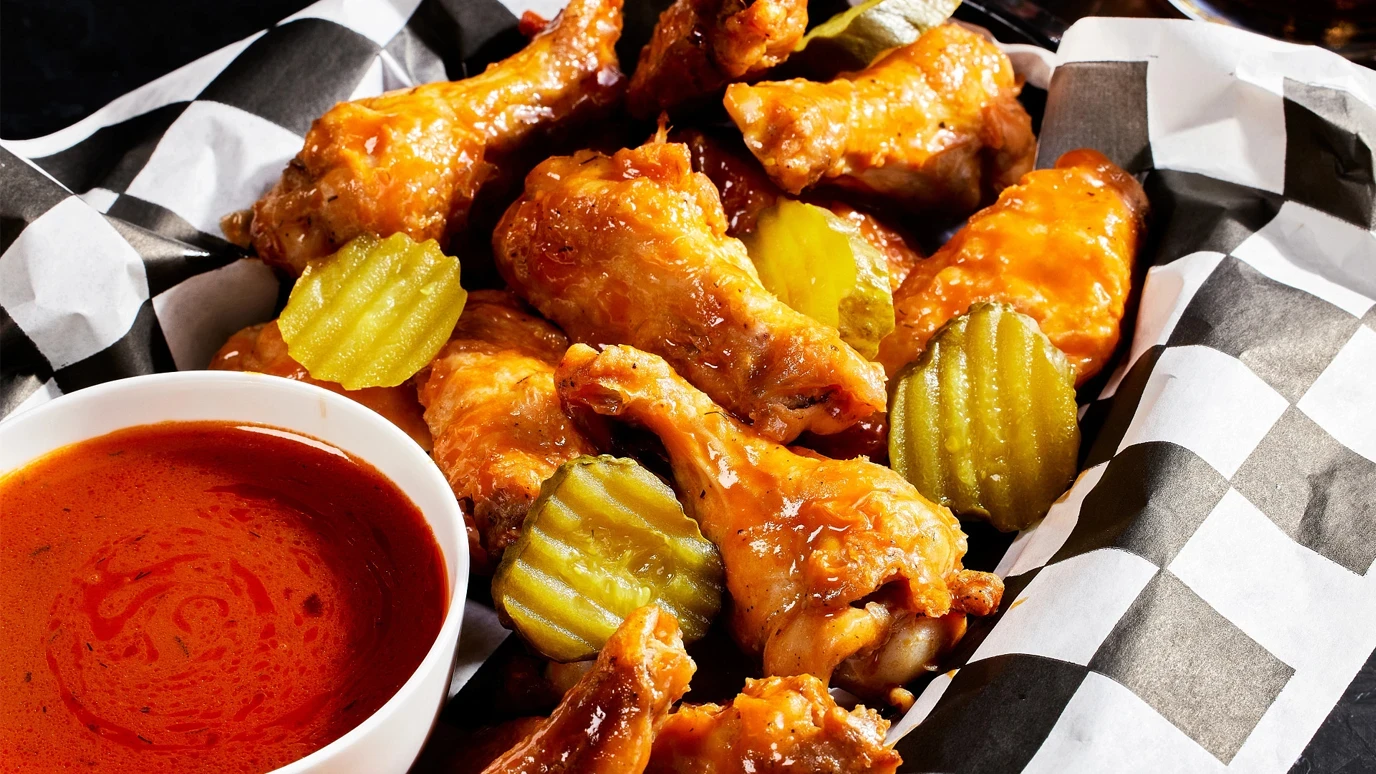 Pickle Back Buffalo Wings