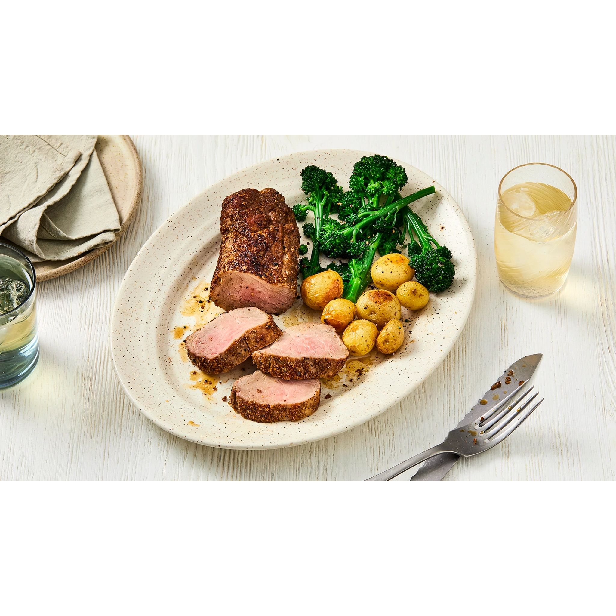 Roast Pork Loin with Roasted Coriander Seeds and Garlic