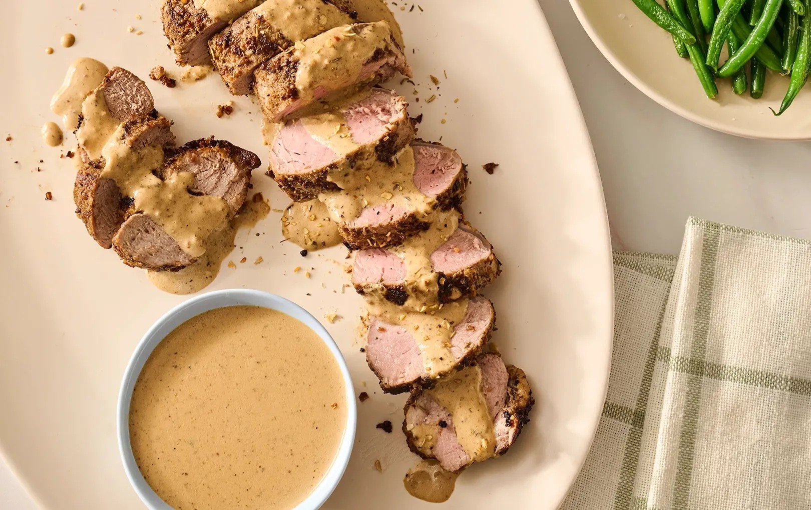 Pork Tenderloin with Creamy Dijon Sauce