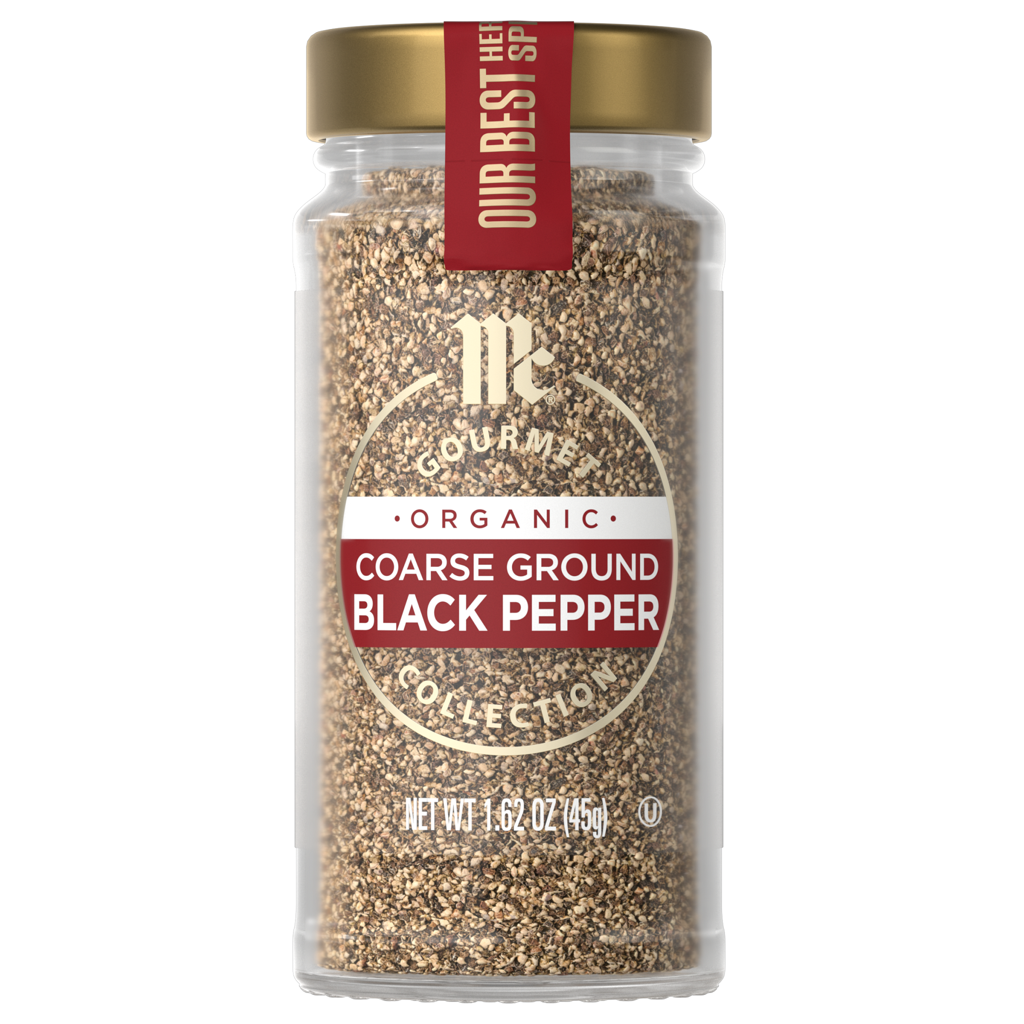 PIMIENTA NEGRA DE MOLIDO GRUESO ORGÁNICA MCCORMICK GOURMET®