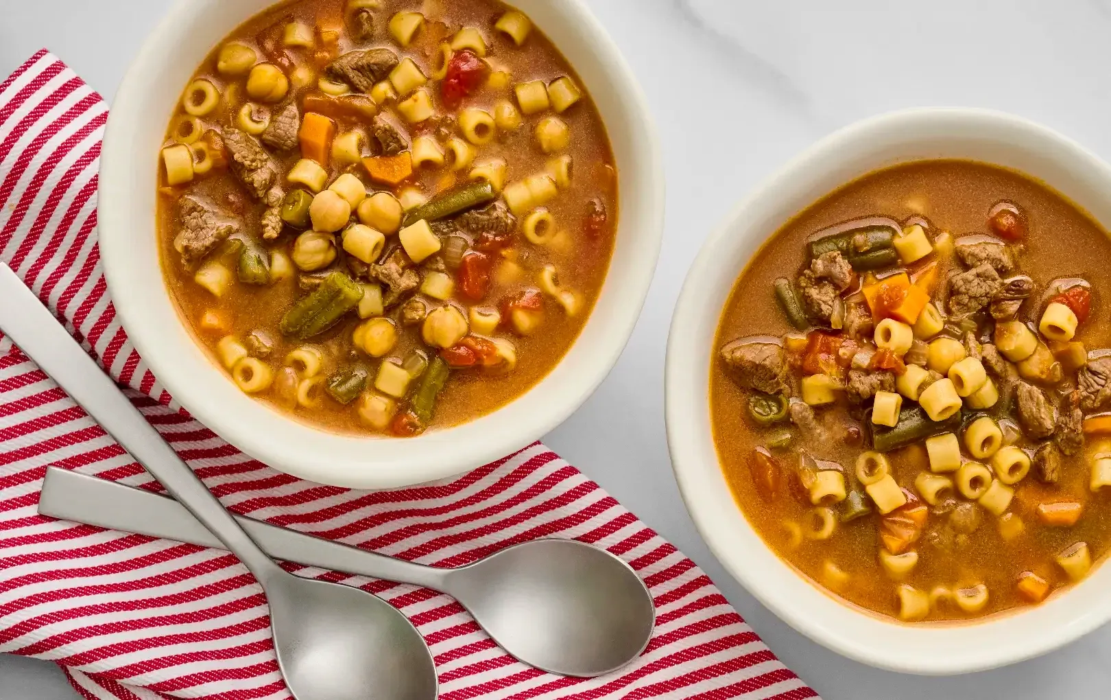 Slow Cookers Beef Minestrone Soup