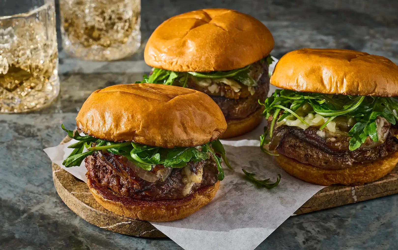 French Onion Burger