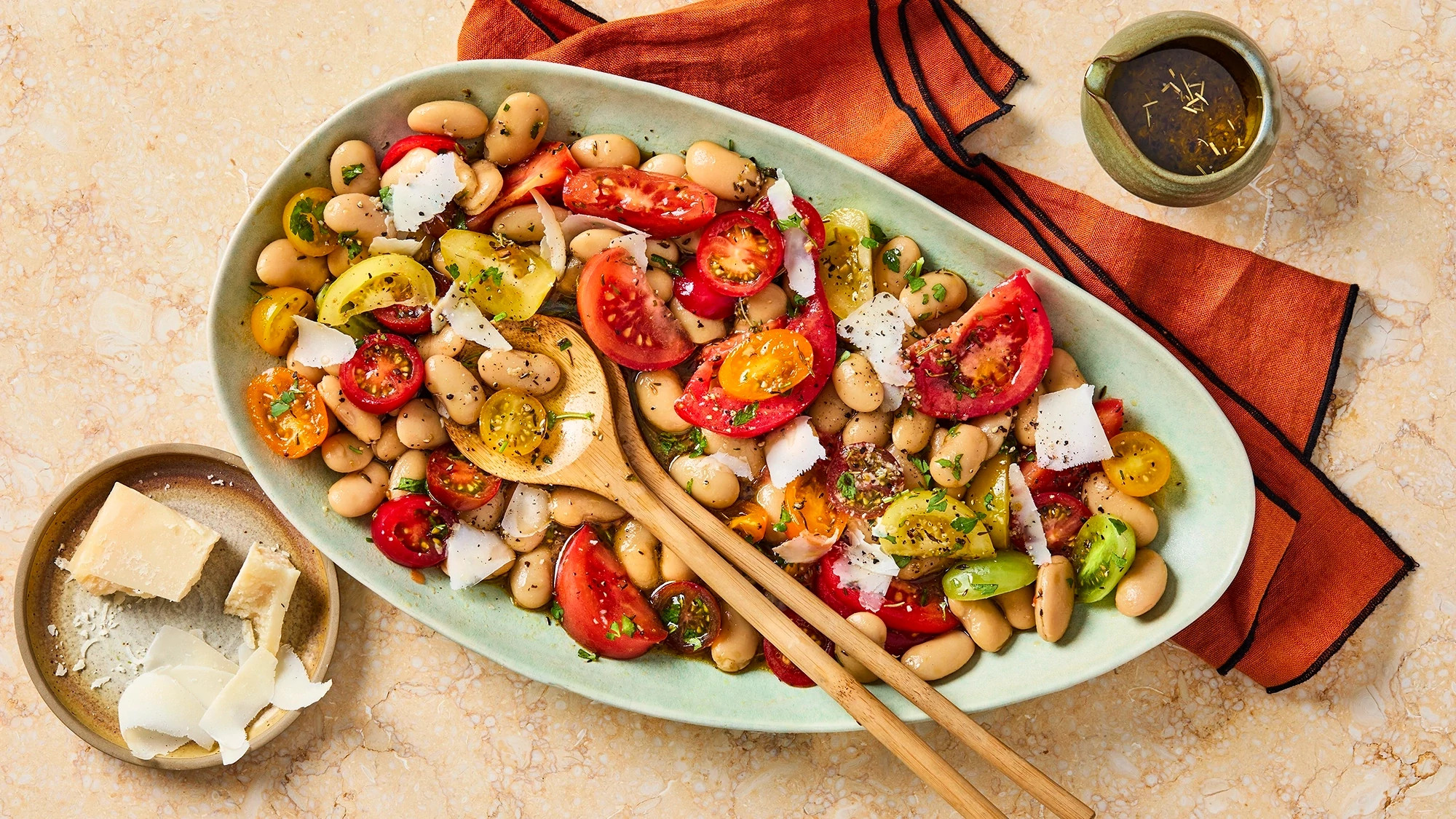 Tuscan White Bean & Tomato Salad with Lemon Vinaigrette