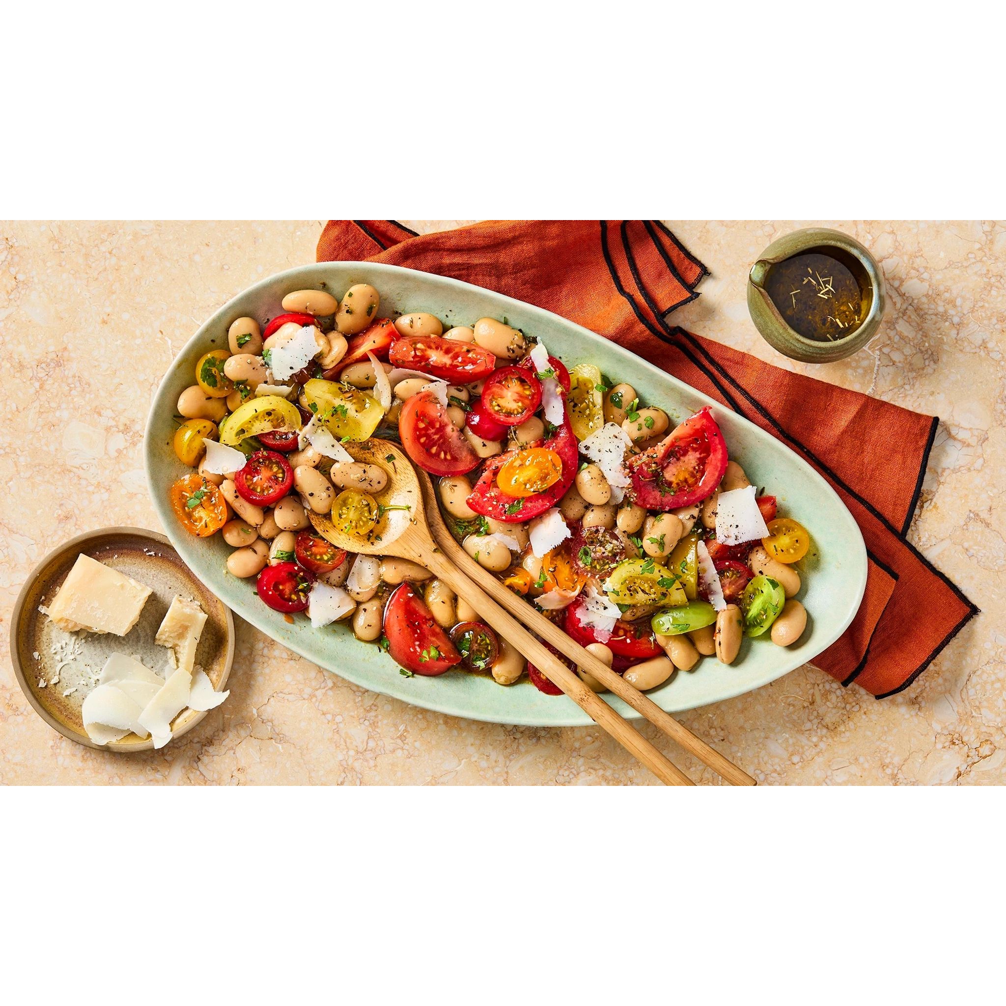Tuscan White Bean & Tomato Salad with Lemon Vinaigrette