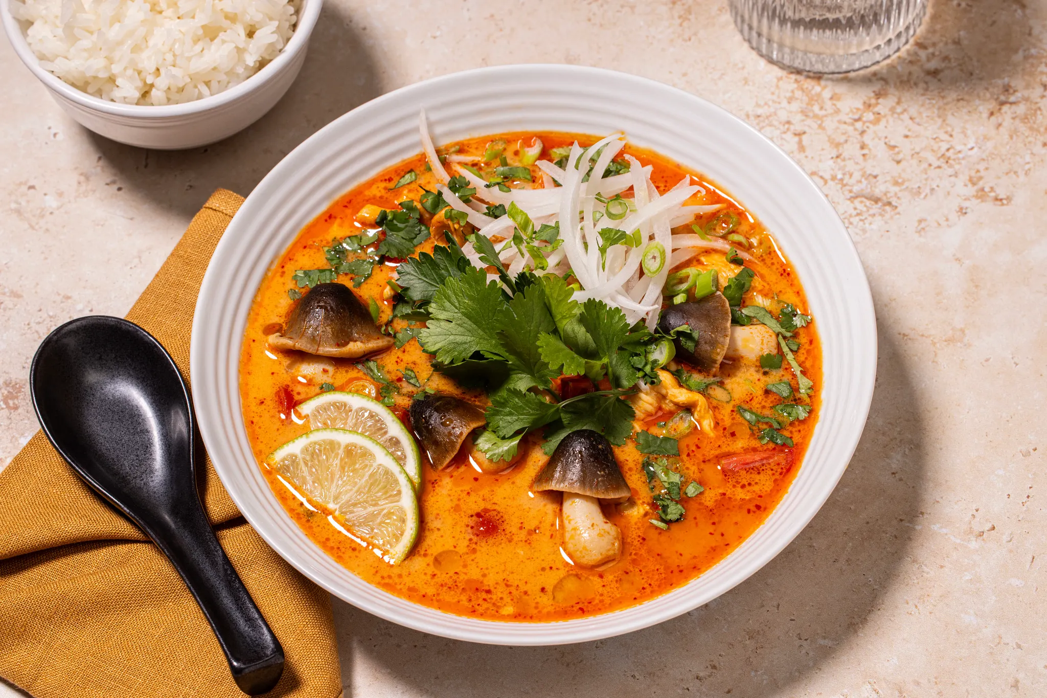 Sweet and Spicy Tom Kha Gai