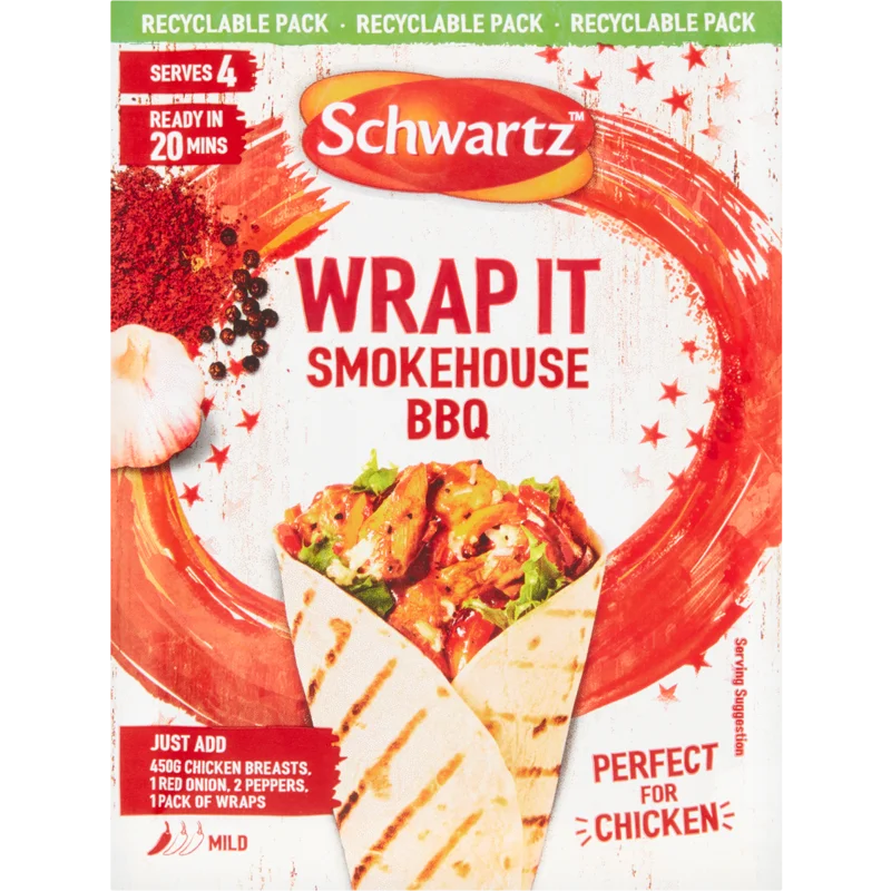 Schwartz Smokehouse BBQ Wrap It Recipe Mix