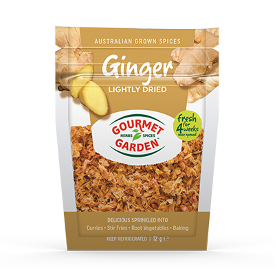 lightly dried ginger