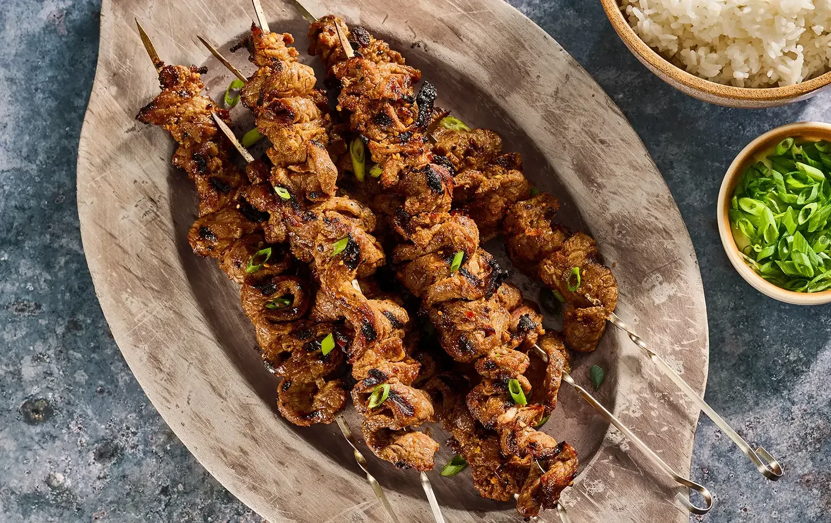 Bulgogi-Style Beef Kabobs