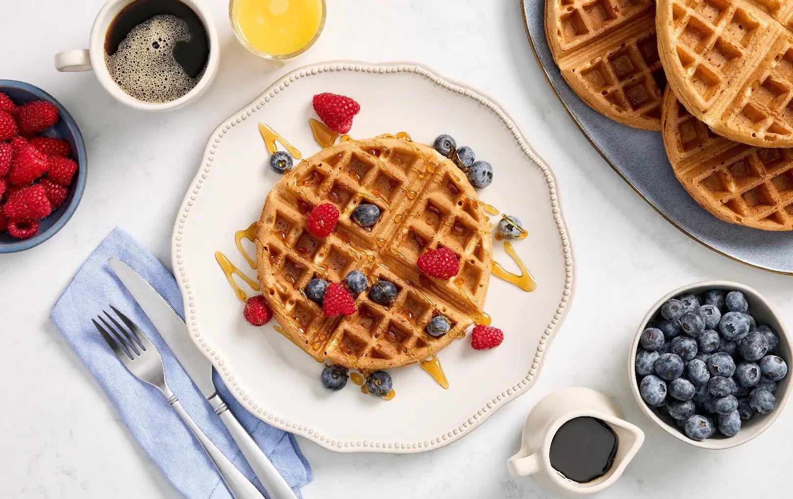 Cinnamon Buttermilk Waffles