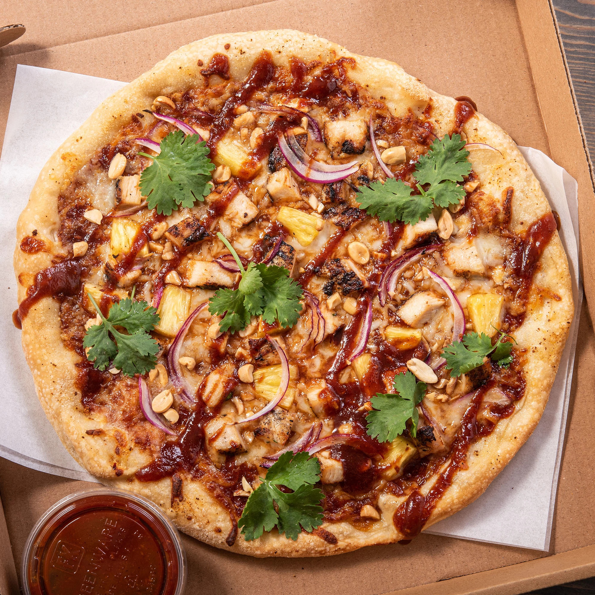 Asian BBQ Chicken Pizza