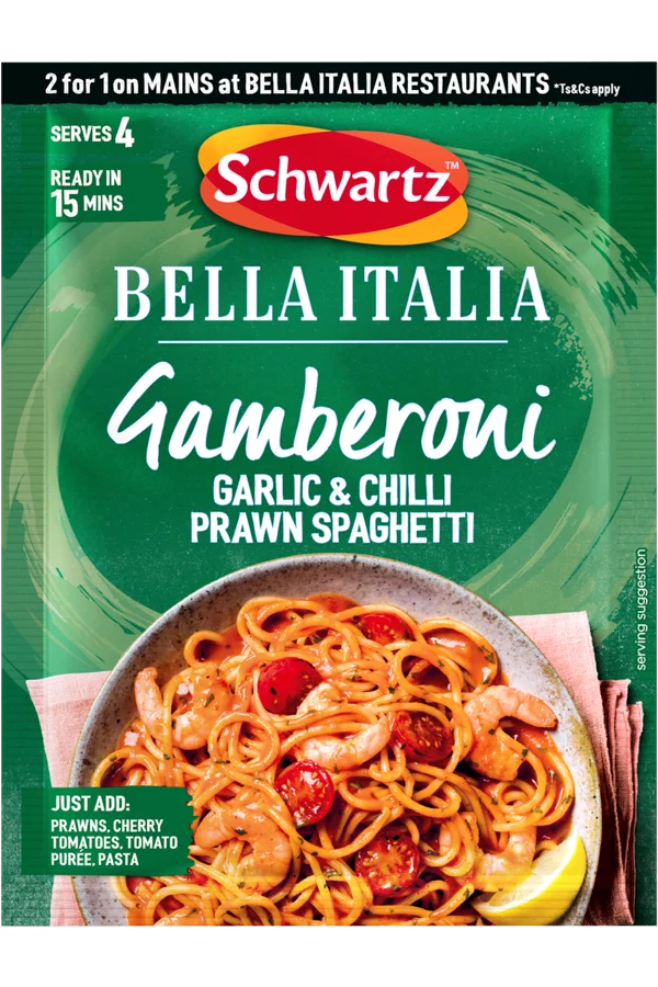 Bella Italia Gamberoni Recipe Mix