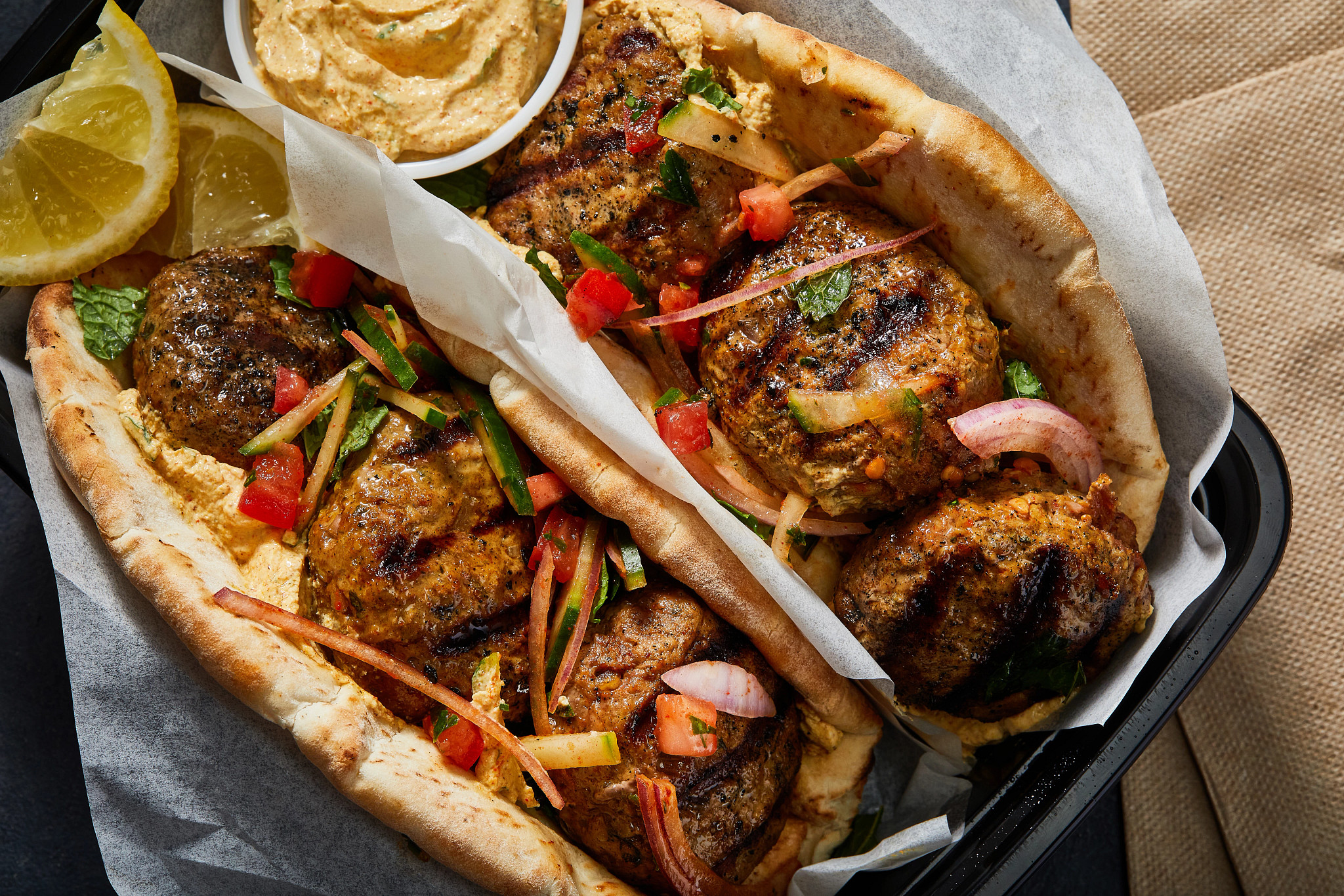 Lamb Kofta Wrap