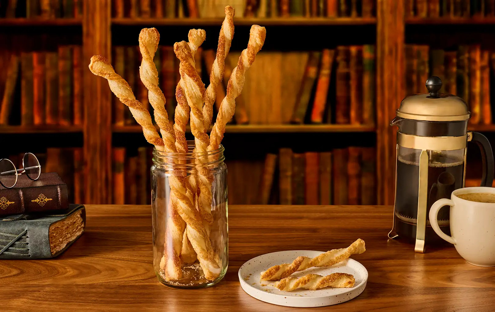Licorice Wand Finishing Sugar Pastry Twists