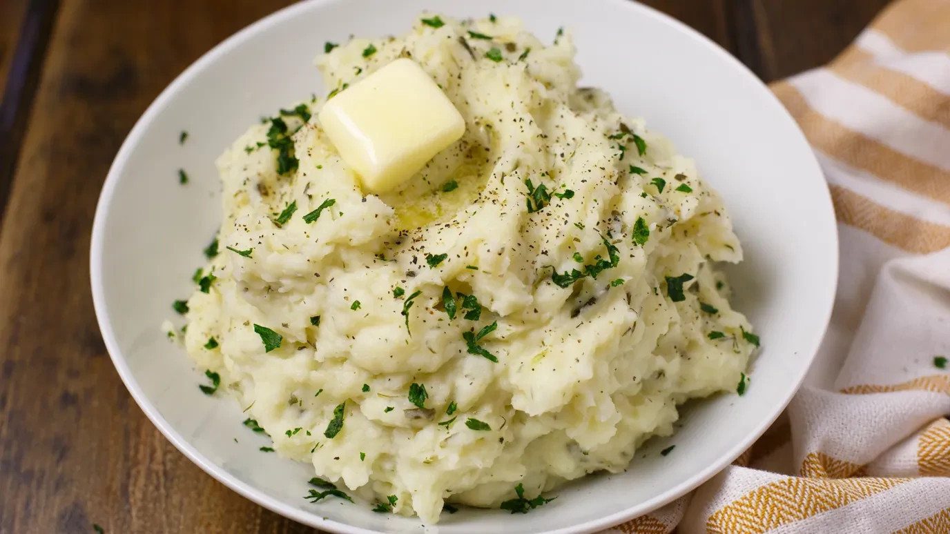 Garlic Parsley Mashed Potatoes