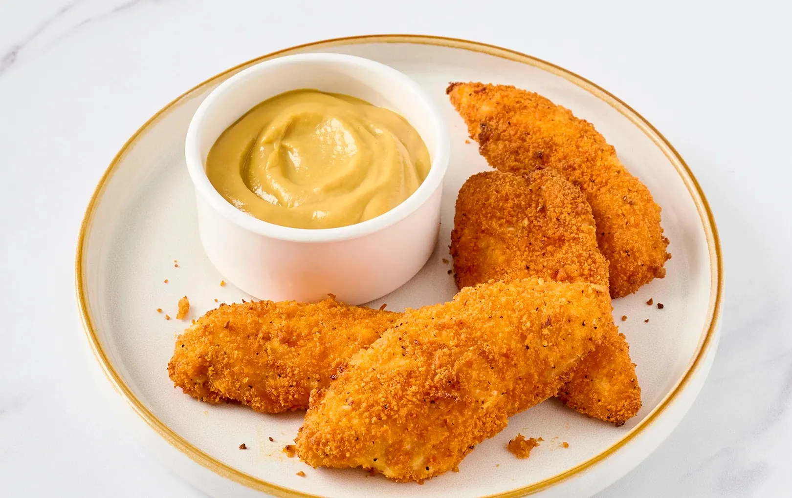 Cheddar Fried Onion Crunchy Chicken Tenders