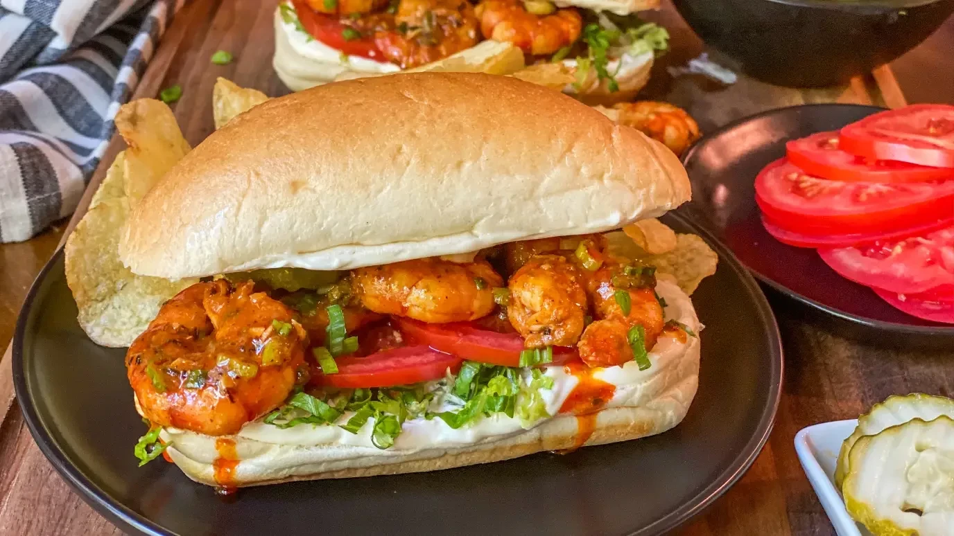 BBQ Shrimp Po Boy