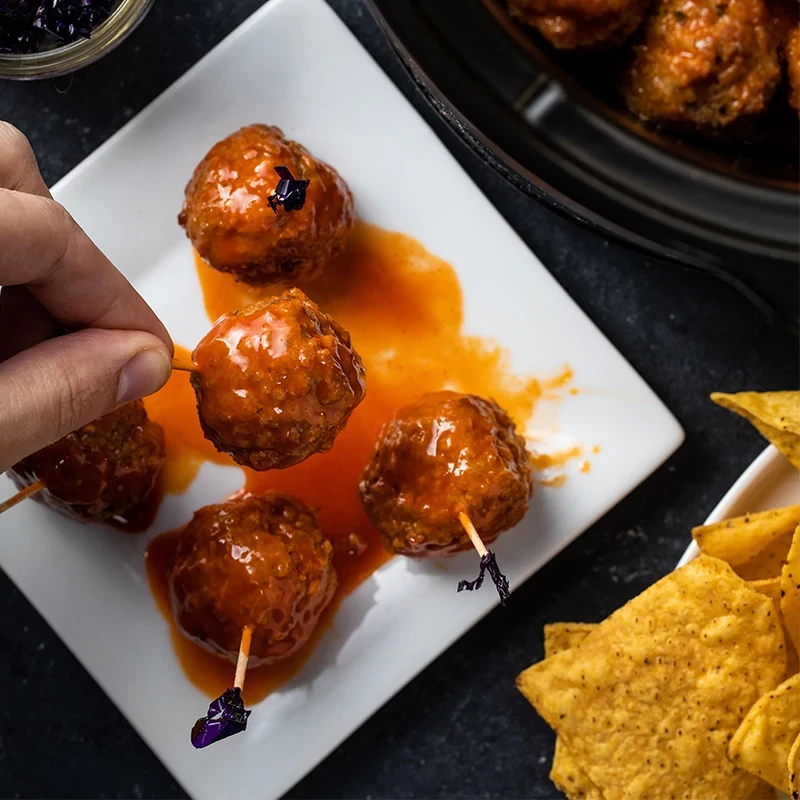 Franks RedHot Slow Cooker Hot Honey Meatballs