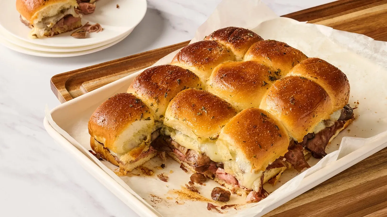 Caramelized Onion French Dip Sliders
