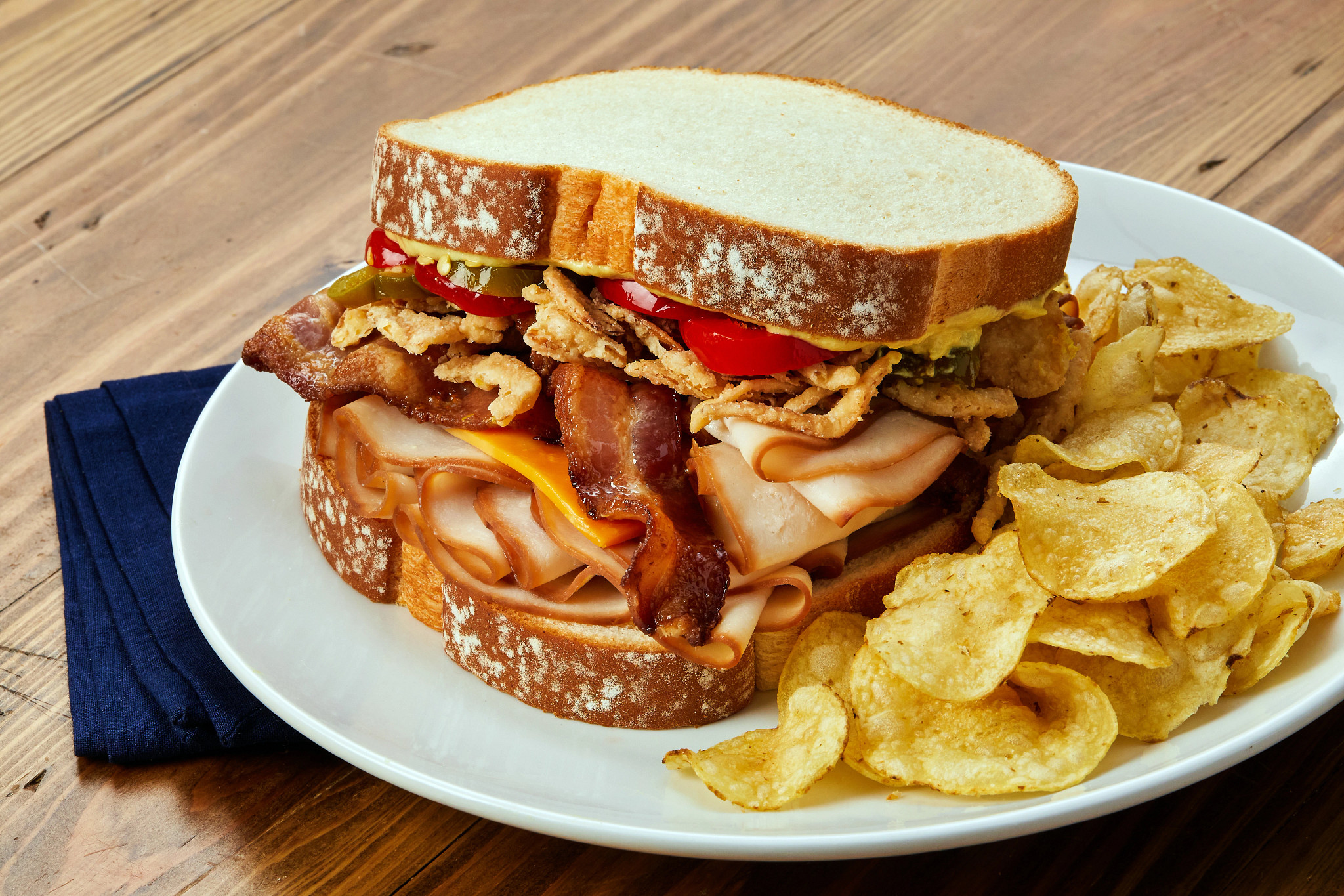 Honey Dijon Smoked Turkey Sandwich