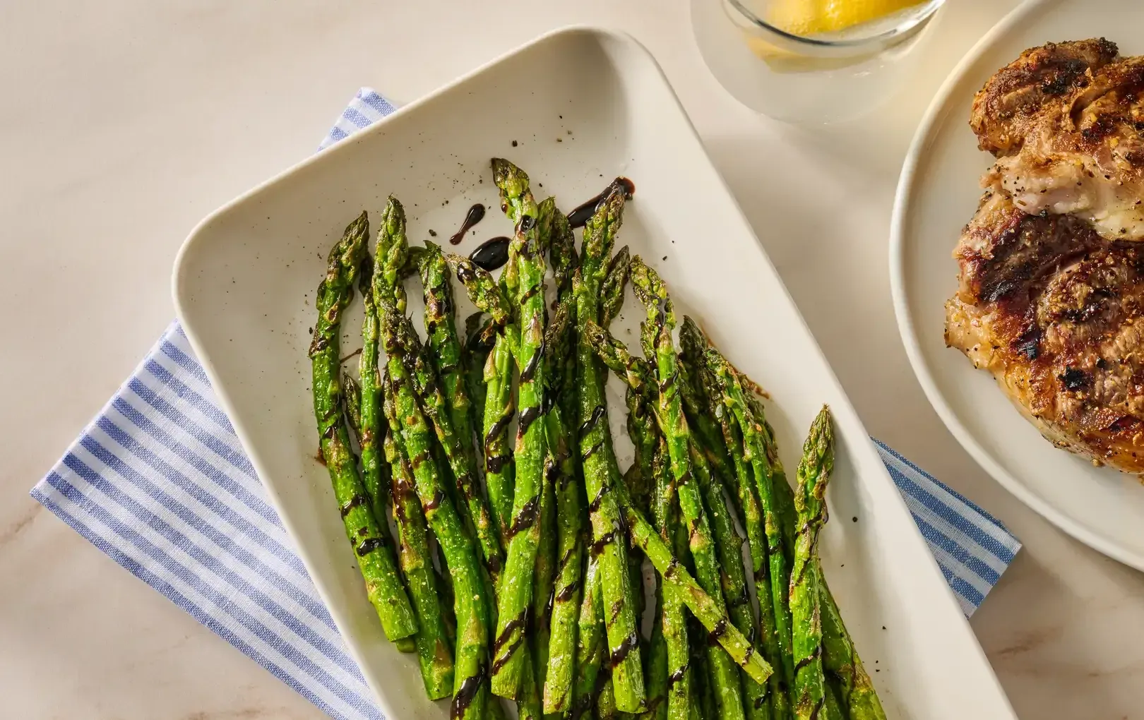 Balsamic Glazed Grilled Asparagus