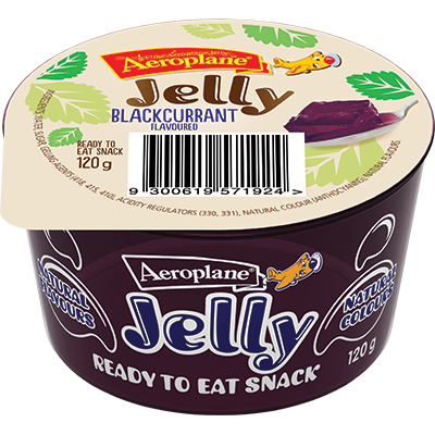 Aeroplane Jelly Blackcurrant Flavoured Ready to Eat Jelly Cup