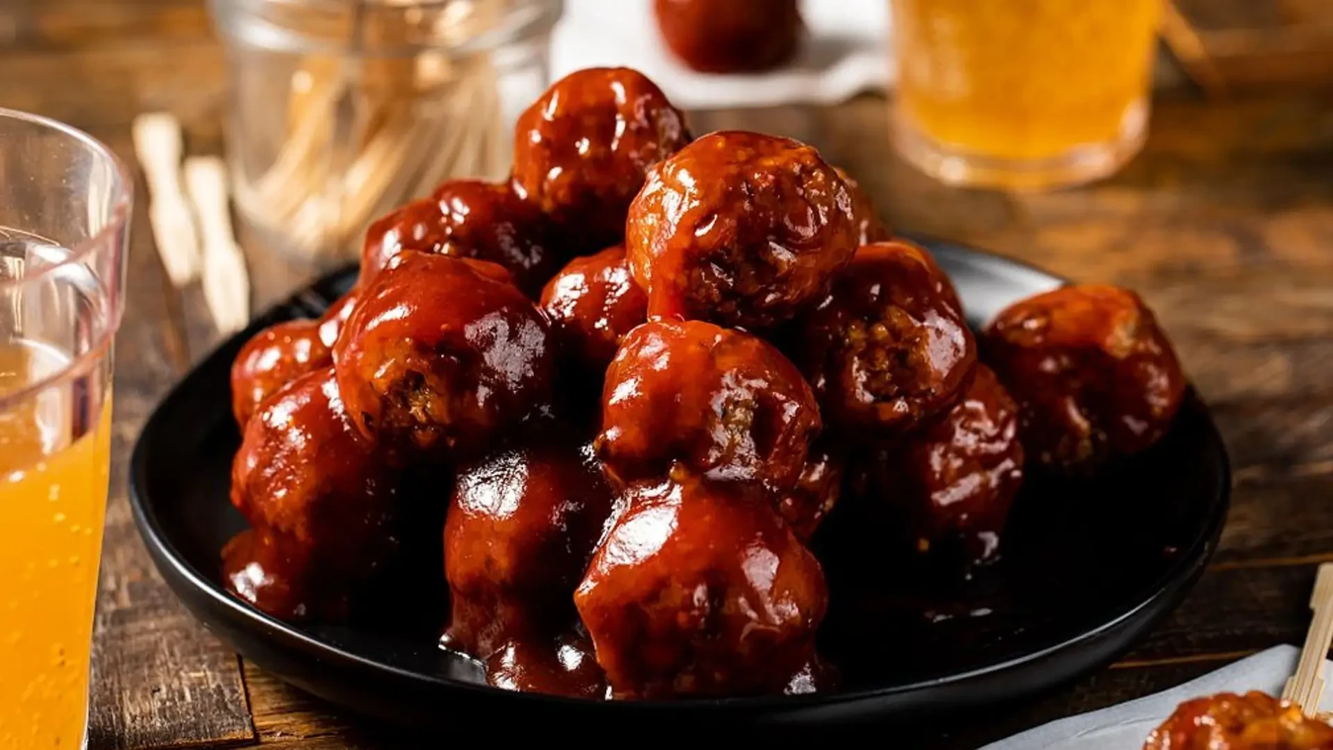 Slow Cooker Hot Honey Meatballs