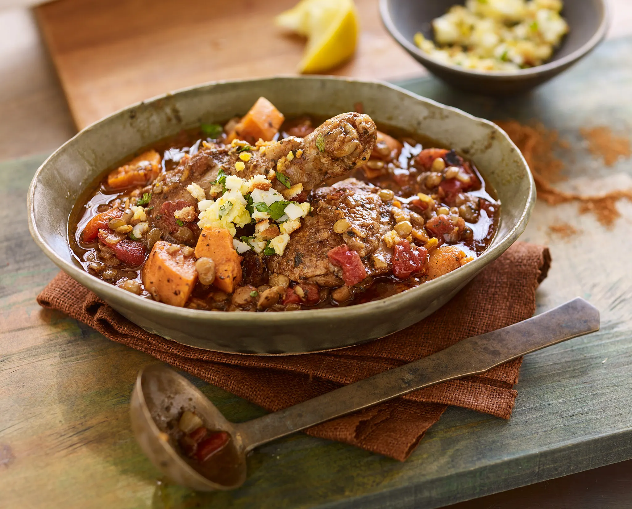 East African Chicken & Lentil Stew