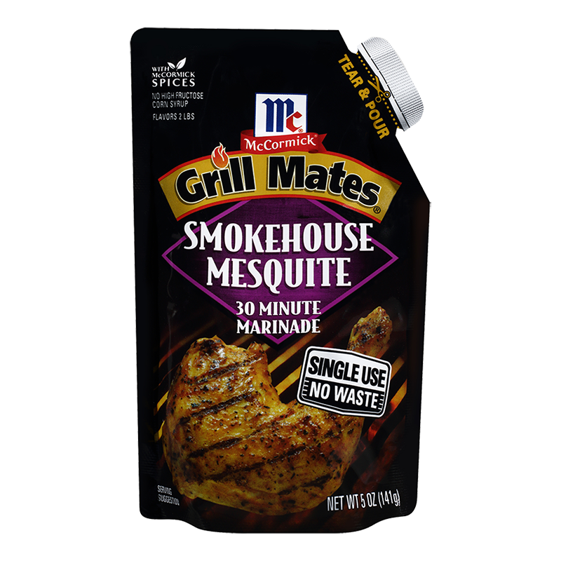 grill mates smokehouse mesquite single use marinade