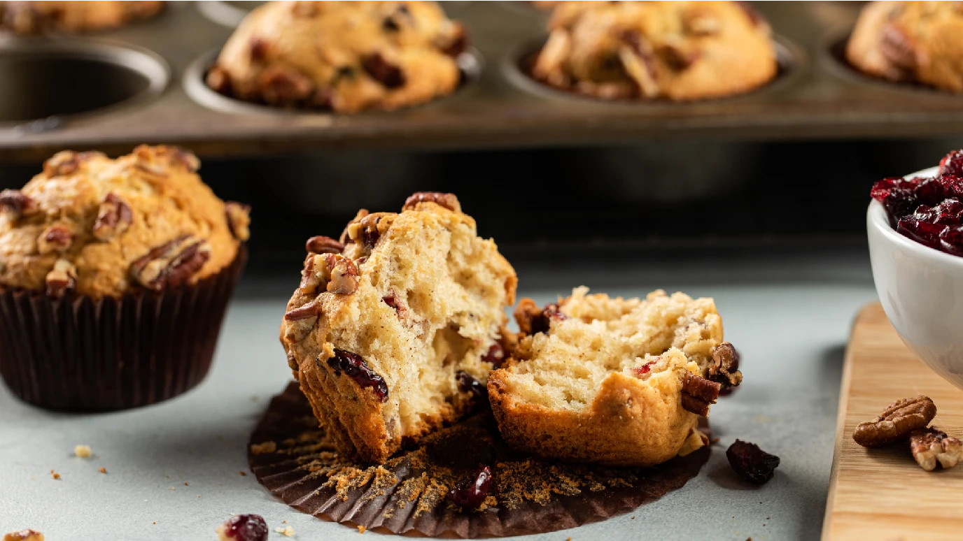 Cranberry Ginger Muffins