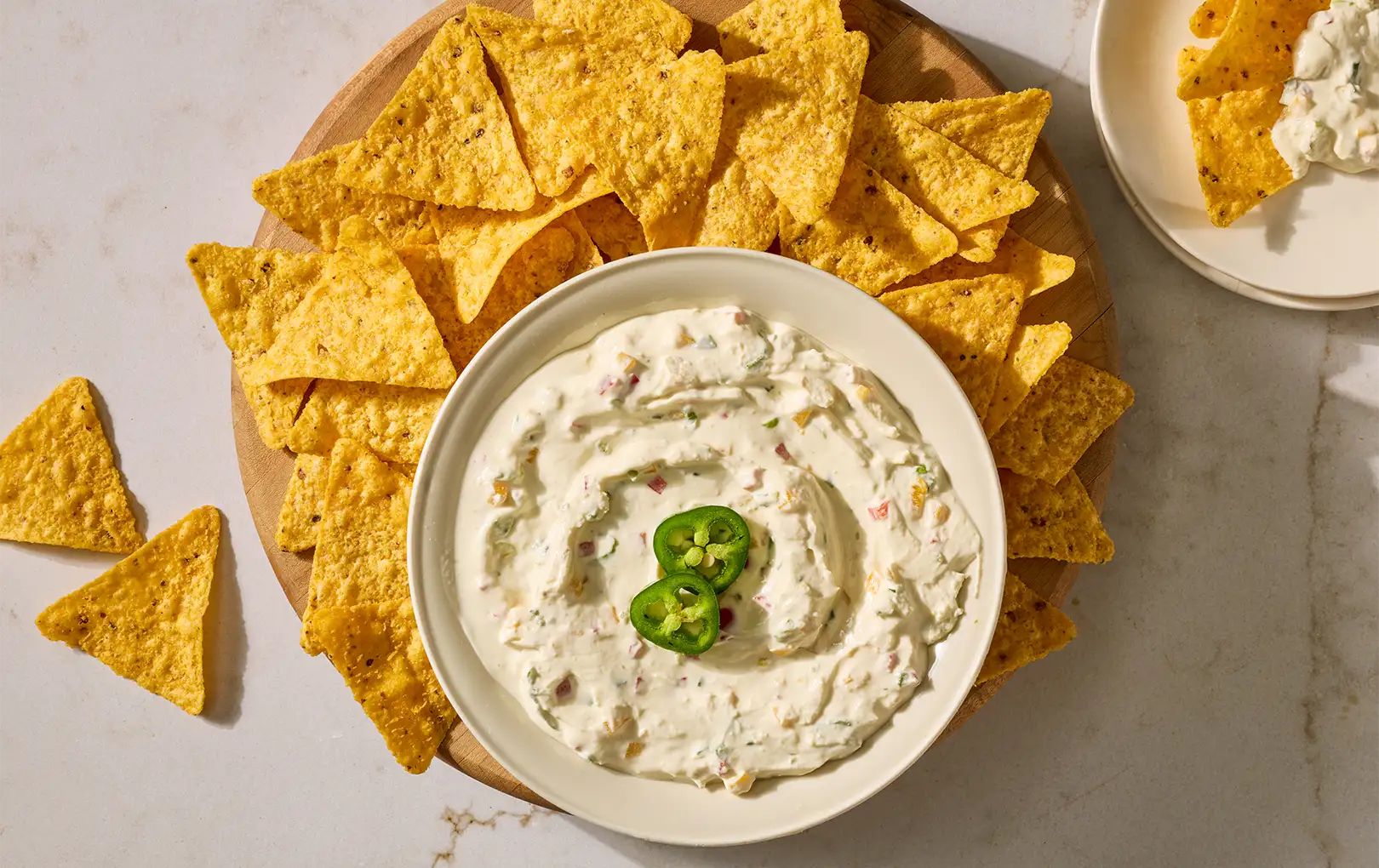 Creamy Jalapeño Veggie Dip