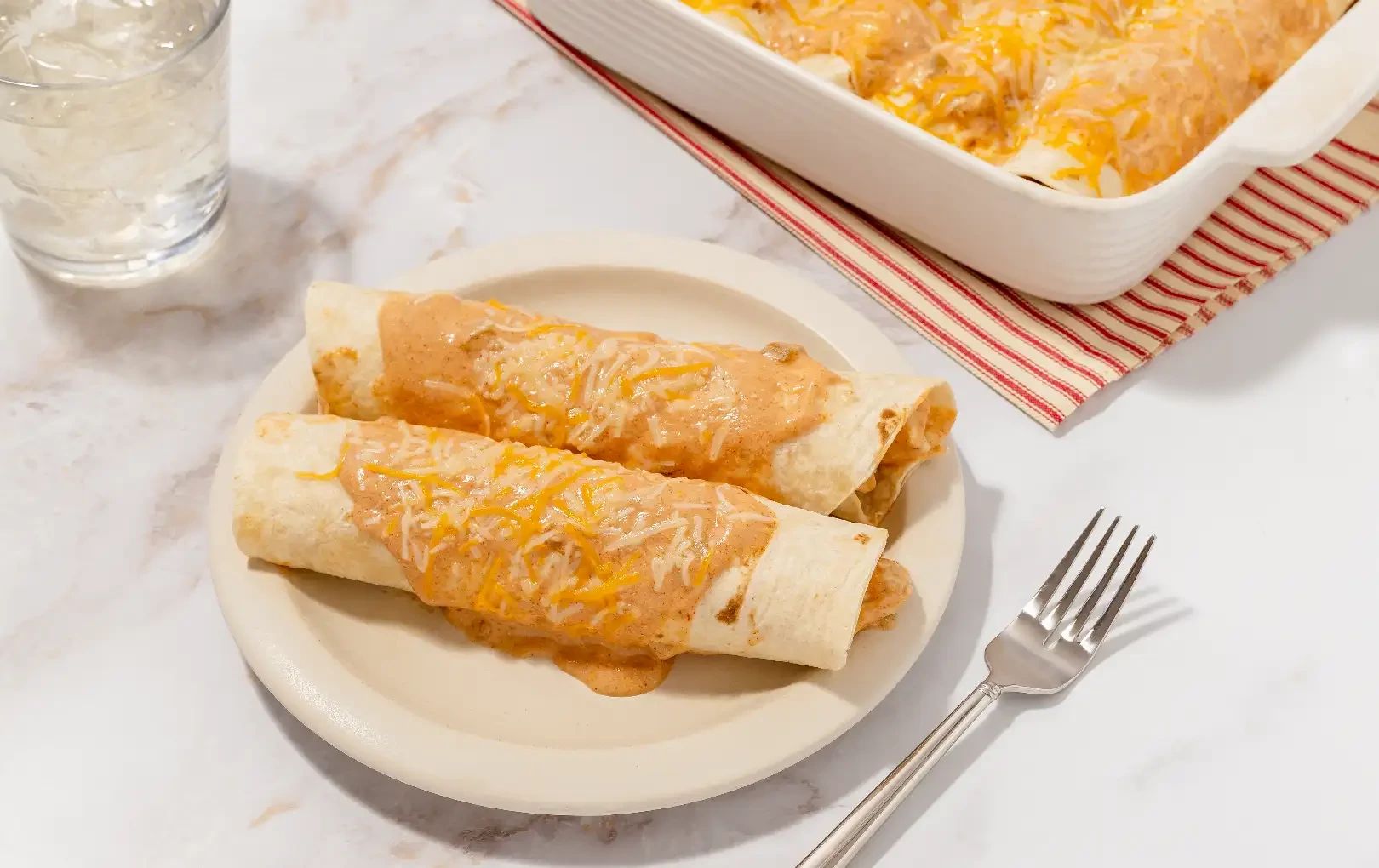 Sour Cream Chicken Enchiladas