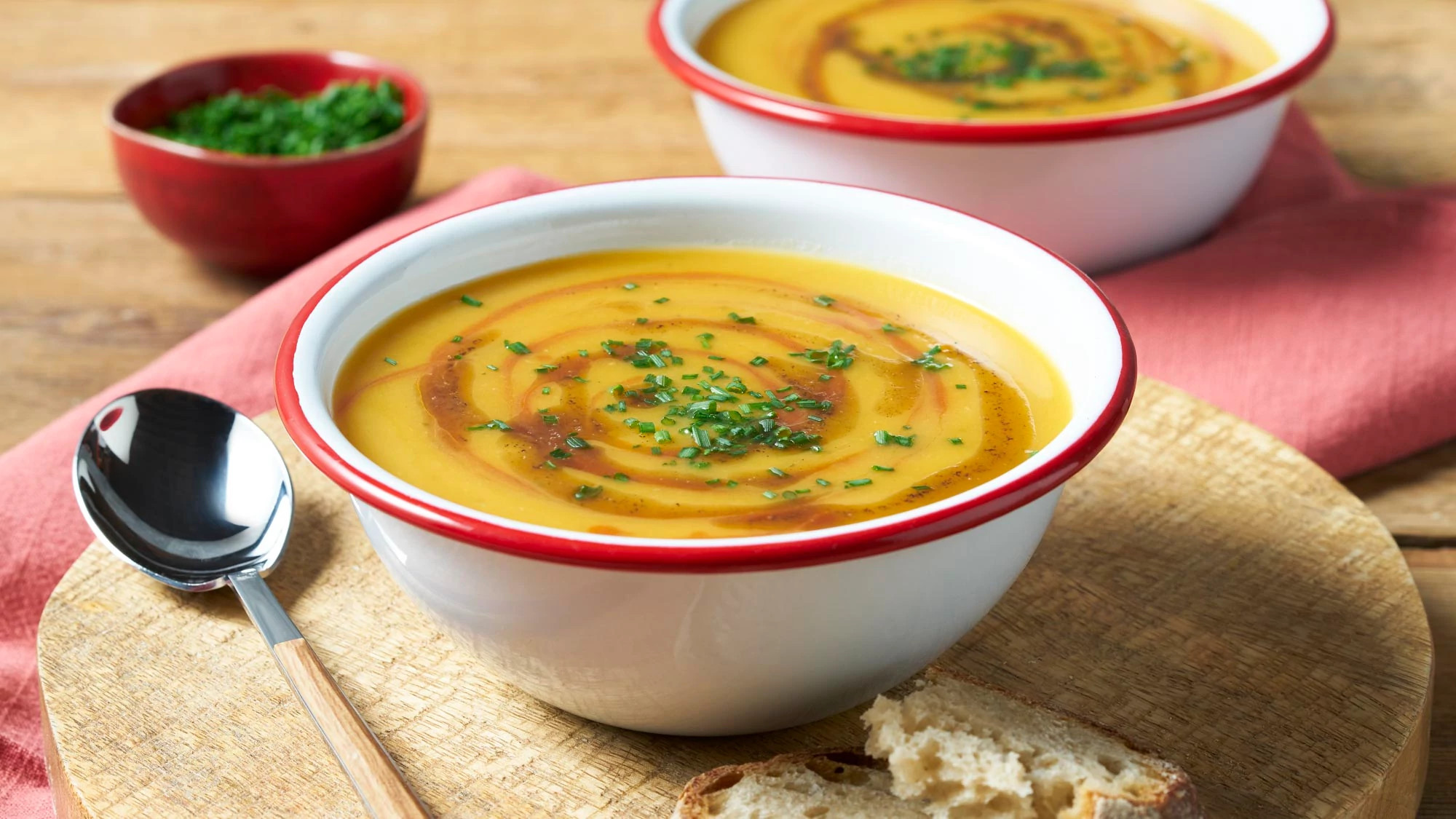 Spicy Roasted Butternut Squash Soup