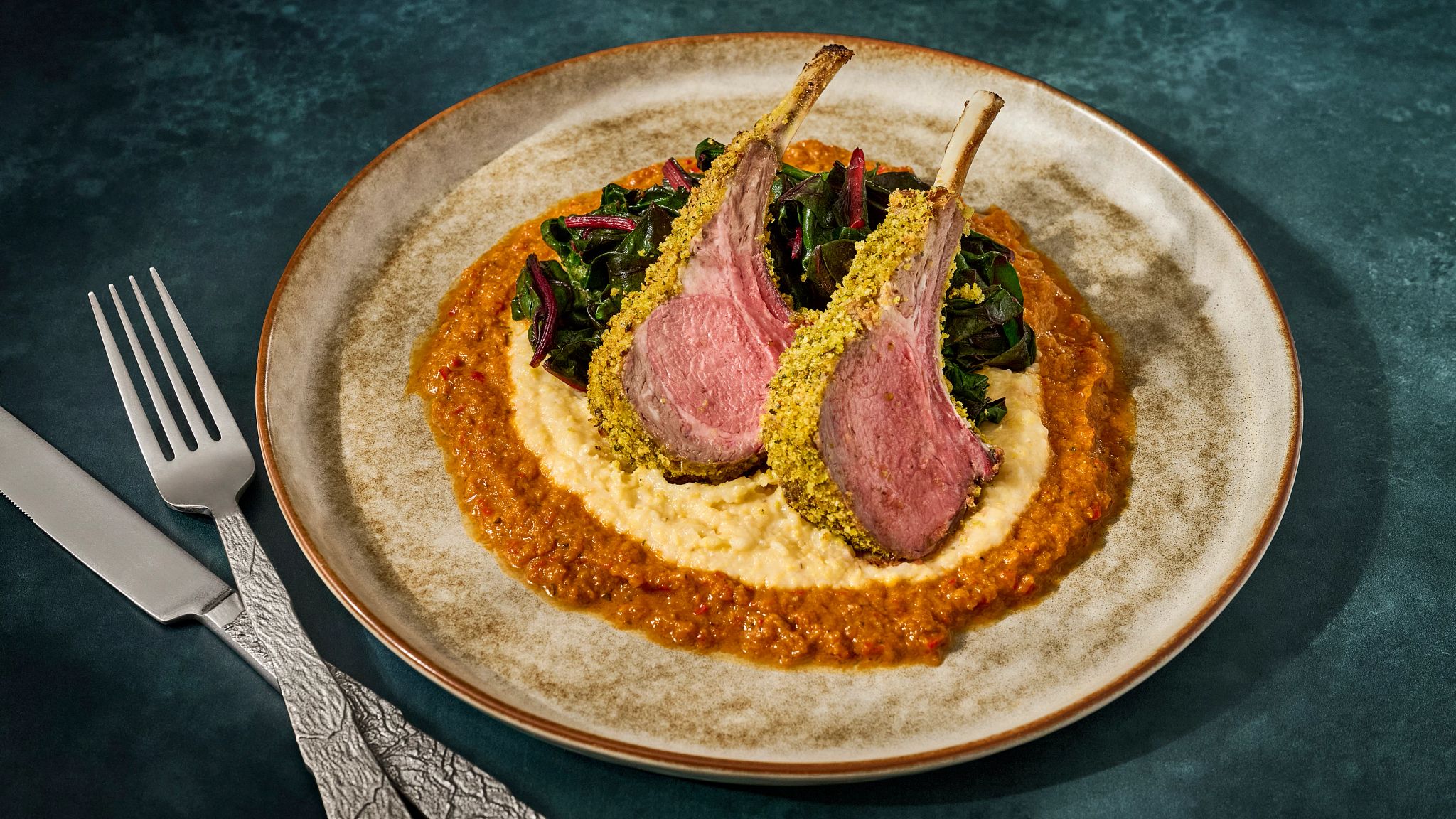 Sambal Crusted Lamb Chops