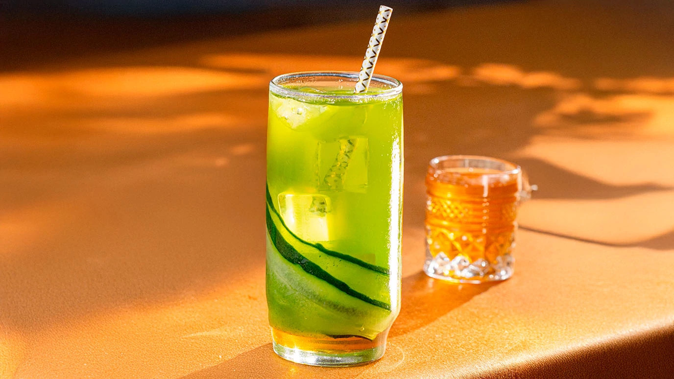 Refrescante de Pepino, Manzanilla y Miel