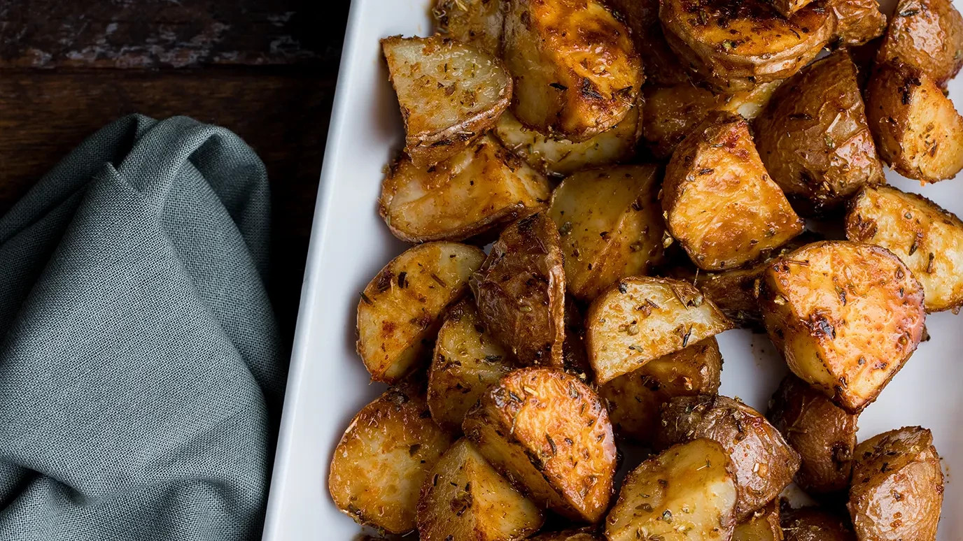 Garlic Roasted Potatoes Recipe